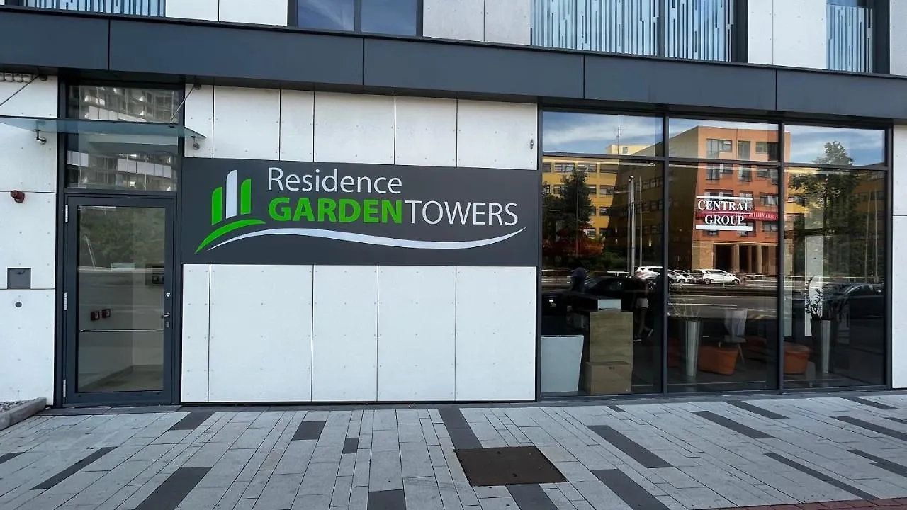 Residence Garden Tower - 8 Min Do Centra, Garaz Prague