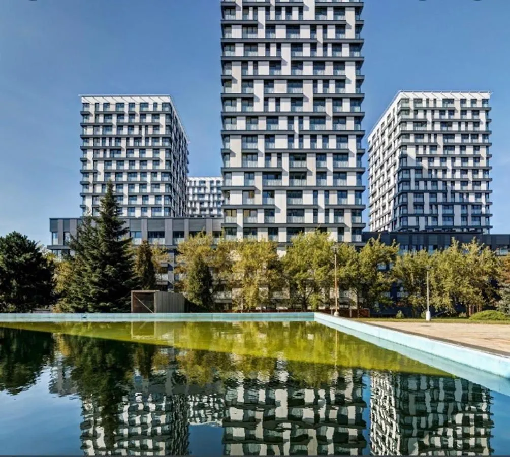 Apartament Residence Garden Tower - 8 Min Do Centra, Garaz Praga