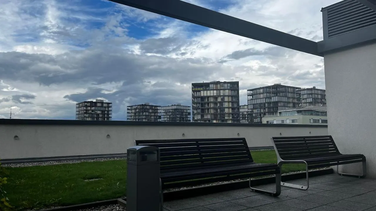 Apartament Residence Garden Tower - 8 Min Do Centra, Garaz Praga